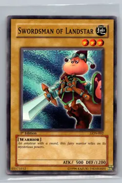 Swordsman of Landstar 1996 Yu-Gi-Oh! 1st Edition Labyrinth of Nightmare #LON-002 - Image 1
