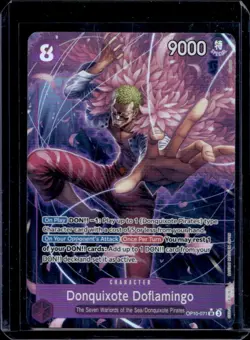 2025 One Piece Royal Blood OP10 Donquixote Doflamingo Super Rare #OP10-071 - Image 1
