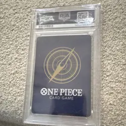 Namco One Piece CCG Sanji OP06-119 Secret Rare Foil Manga Alt Art PSA 10 English - Image 2