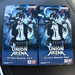 Union Arena Solo Leveling Sleeved Booster Pack English QTY 2 Packs - Image 1