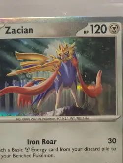 Zacian - 136/182 - Holo Rare - Near Mint Pokemon TCG CARD - Image 2