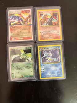 Pokemon TCG Holo Card Lot Infernape, Entei, Scyther, Kingdra Basic Level-Up - Image 1