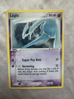 Pokemon TCG Lugia Promo Card 2/17 5 Rare Holo, Lightly Played - Image 1