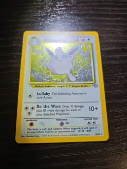 Pokemon TCG Wigglytuff Holo Rare Card Jungle Series 16/64 - Image 1