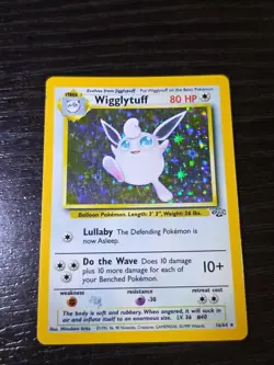 Pokemon TCG Wigglytuff Holo Rare Card Jungle Series 16/64 - Image 2
