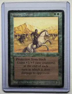 Rare Whirling Dervish MTG Card Condition LP Legends Magic Gathering - Image 1