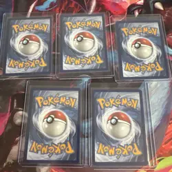 5 Card Lot of Mixed Sets UR/IR Full Arts Near Mint Pokemon TC - Image 2
