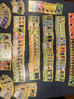Vintage Pokemon TCG Bulk Lot - 100+ Cards Base Set through Gym Challenge - Image 1