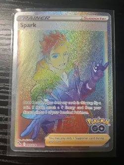 Pokemon TCG Spark Rainbow Holo Card #85/78 Pokemon Go Secret Rare - Image 1