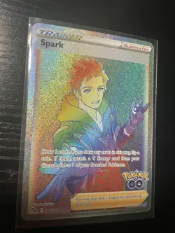 Pokemon TCG Spark Rainbow Holo Card #85/78 Pokemon Go Secret Rare - Image 3