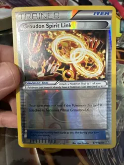 Pokemon Groudon TCG Spirit Link 131/160 Primal Clash Reverse Holo Card - Image 4