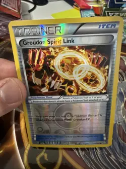 Pokemon Groudon TCG Spirit Link 131/160 Primal Clash Reverse Holo Card - Image 5