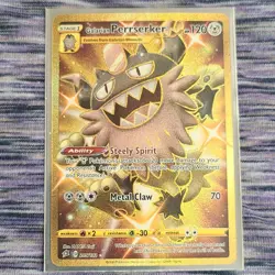 Pokemon Galarian Perrserker Secret Rare Full Art Holo 205/192 Rebel Clash Card - Image 1