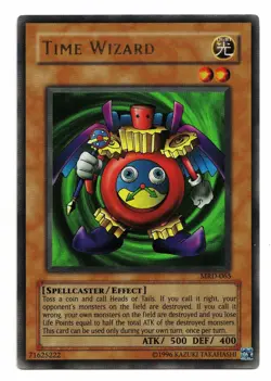 Yu-Gi-Oh Card: Time Wizard MRD-E065 Ultra Rare! LP - Image 1