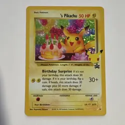 Pokemon Birthday Pikachu Promo Holo Card Lot - 2 Cards - Image 2