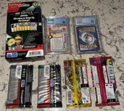Pokemon TCG Beginner Sealed Pack Lot With Bonus CGC Graded Cards - Image 2