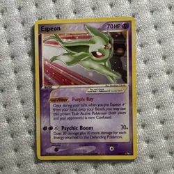 Pokemon Espeon 16/115 EX Unseen Forces Rare 70 HP Psychic Basic Card 2005 - Image 1