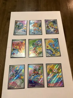 Pokemon 2026 First Partner Illustration Collection Series 1 Promos Set 9 Cards - Image 1