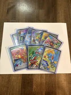 Pokemon 2026 First Partner Illustration Collection Series 1 Promos Set 9 Cards - Image 2