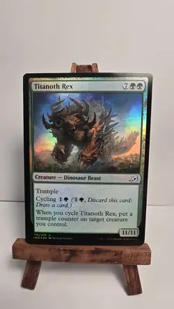 FOIL Titanoth Rex x1 Ikoria: Lair of Behemoths 1x Magic the Gathering MTG - Image 1