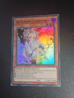 Ash Blossom & Joyous Spring Ultra Rare Alt Art 1st Edition Mint Card DUDE-EN003 - Image 1