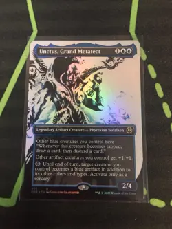 MTG Magic The Gathering Unctus, Grand Metatect Foil Showcase Commander - Image 1