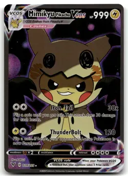 Pikachu Halloween Mimikyu Cosplay Cute Doujin ACG HOLO Card - Near Mint FS - Image 1