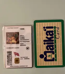 Charizard Lizardon ID Metal Pokemon Military CAC Card Challenge Coin - Image 3