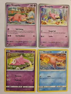Slowpoke Slowbro Lot Galarian Slowpoke Fossil Pokemon Cards Collection x12 - Image 2