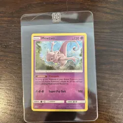 Pokemon The Pokemon Company Mewtwo SM77 Promo Holo Basic 120 HP Psychic Card - Image 1