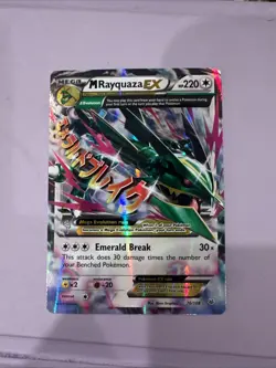 Pokemon Card M Rayquaza EX #76/108 Roaring Skies Holo MP - Image 1