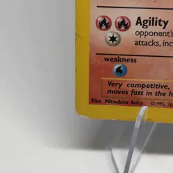 Pokemon TCG Rapidash Jungle 1st Edition Uncommon Card 44/64 - Image 3