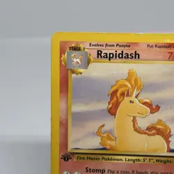 Pokemon TCG Rapidash Jungle 1st Edition Uncommon Card 44/64 - Image 4