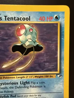 Pokemon TCG Misty's Tentacool Gym Heroes Card 1st Edition 32/132 Regular Rare - Image 3