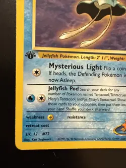 Pokemon TCG Misty's Tentacool Gym Heroes Card 1st Edition 32/132 Regular Rare - Image 5