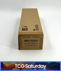 2025 ONE PIECE CARD GAME ENGLISH VERSION 2ND ANNIVERSARY SET SEALED CASE - Image 1