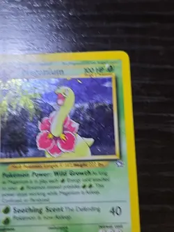Pokemon TCG Meganium Neo Genesis Holo Unlimited Rare Card 11/111 - Image 2
