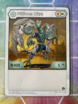 Bakugan: Battle Brawlers Character Card Haos Nillious Ultra IDR_338_CC_BB - Image 1
