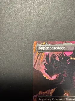Super Shredder Borderless NON-FOIL #0217 TMNT MTG - Image 5