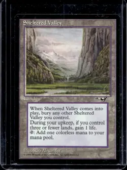 1996 Magic MTG Alliances Sheltered Valley #NNO - Image 1