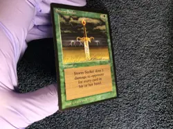 STORM SEEKER uncommon 1994 LEGENDS Magic the Gathering Unplayed Near Mint - Image 5