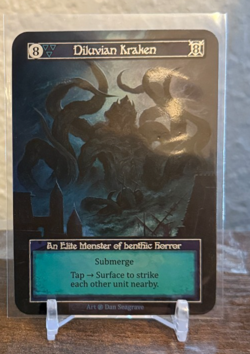 Sorcery Contested Realms - Beta - Diluvian Kraken Foil NM - Image 1