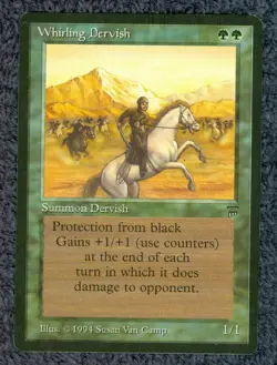 WHIRLING DERVISH uncommon 1994 LEGENDS Magic the Gathering Unplayed NM - Image 1