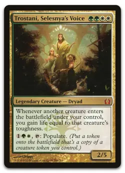 Trostani, Selesnya's Voice #206 (LP) Return to Ravnica RTR Magic MTG - Image 1