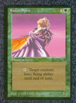 RADJAN SPIRIT uncommon 1994 LEGENDS Magic the Gathering Unplayed Near mint - Image 1