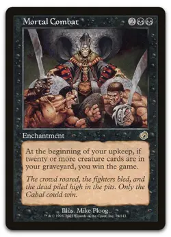 Mortal Combat #71 (LP) Torment TOR Magic MTG - Image 1
