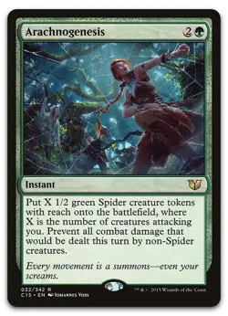 Arachnogenesis #32 (LP) Commander 2015 C15 Magic MTG - Image 1