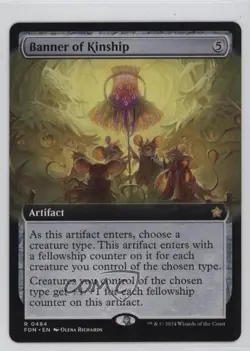 Extended Art - Banner of Kinship Magic: Foundations FDN #0484 - Image 1