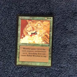RABID WOMBAT uncommon 1994 LEGENDS Magic the Gathering Unplayed Near mint - Image 3
