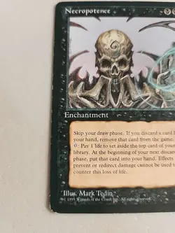 Necropotence Ice Age Regular LP Lightly Played MTG - Image 2